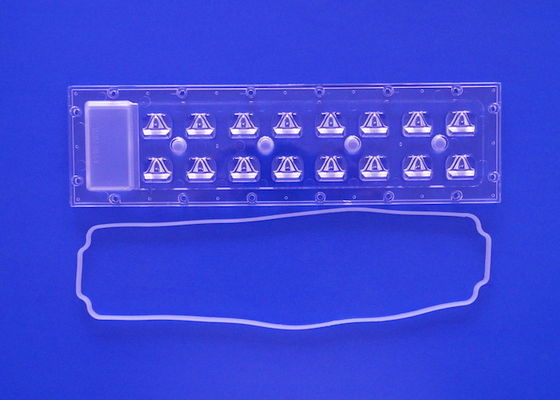 252x70mm Series 3535 LED Array Lens Waterproof IP65 For 16 LED Board 16w 24w 36w