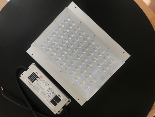 150W 3030 SMD LED Street Light Components Optics Array Lens For Road Lamp