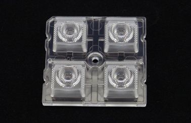 खरीदें PC Led Optical Lens , 4 in 1 Led Lens Array For SMD 5050 Led Light ऑनलाइन निर्माण