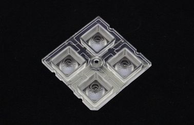 खरीदें PMMA Led Collimator Lens , 4 in 1 Led Optical Lens For SMD 5050 Led Lamp ऑनलाइन निर्माण