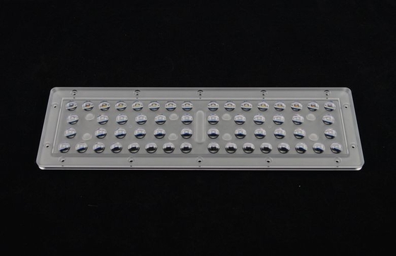 56W Optical Led Lens Array For SMD 3030 Street Lighting , 233*55*1.5mm PCB Size