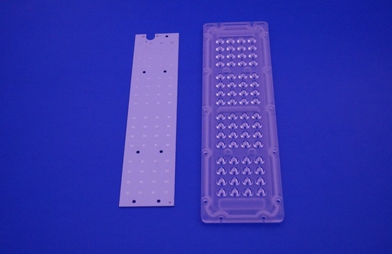 High Efficiency 3030 Led Lens With PCB Mounting , 64pcs 65x150 Degree