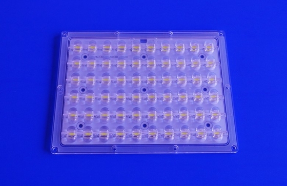 PC led optics lenses , Led Street Light Components For 60W Road Lighting