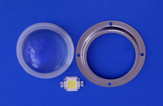50W Led Glass Lens / LED Optical Lens For Led light , 60 degree Beam Angle