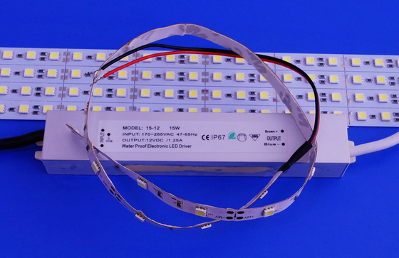 15W  12vdc Outdoor Led Constant Voltage Driver For Led Strips , Decorative Lighting