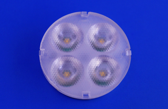 25 Degree 4 In 1 PMMA SMD LED Lens Array For LED Spot Lighting