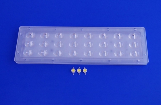 Outdoor Led Street Light Components / Module PC Reflector Lens For Street Lighting