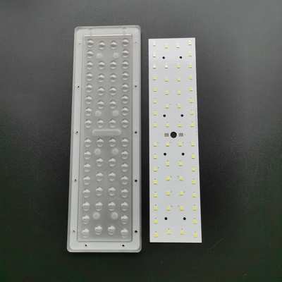 56 W SMD 3030 PC Led Light Lens , Led Street Light Lens For Led Road Lamp