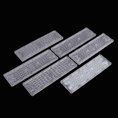 50W SMD3030 PC Lens LED Street Light Module Waterproof 8 Series 8 Parallel 48V With Heat Sink