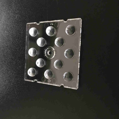 50x50mm SMD 3030 Led Lens , 12 In 1 Led PC Lens For High Bay Light