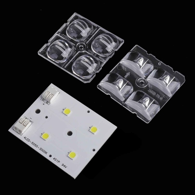 4 In 1 5050 LED 50x50mm SMD 3030 Led Lens For High Bay Light