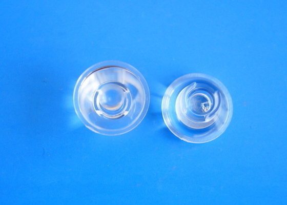 20mm Diameter Led Optics Lenses 5 Degree PMMA 1w 3w High Power 93%  Transmittance