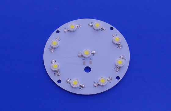9 x 1w Bridgelux LED Optical Lens , Led Reflector Lens with PCB Board
