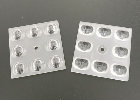 खरीदें 146*83 TPIII S डिग्री 8 पॉइंट्स SMD5050 LED लेंस ऐरे 5050 LEDs PMMA ऑनलाइन निर्माण