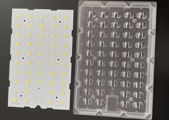 खरीदें 192PCS SMD3030 1W 6V एलईडी लेंस मॉड्यूल TYPE2-M 48 पॉइंट लेंस 150LM / W ऑनलाइन निर्माण