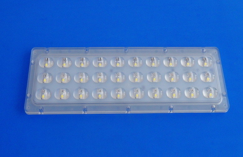 30W PC Led Lens Array Street Light Optical Led Lens For High Way Led Lamp