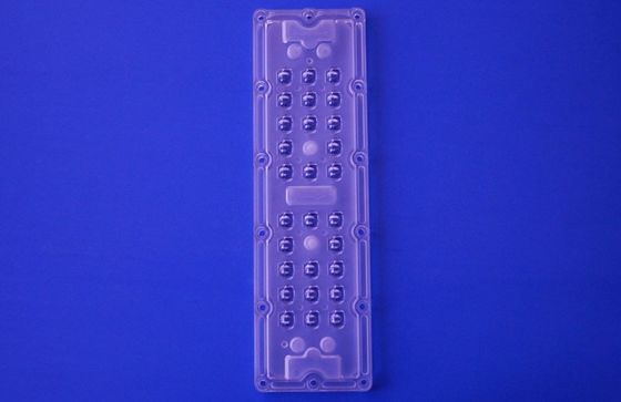 SMD 3535 Led Street Light Lens , 28 In 1 80x150 Degree Led Optical Lens