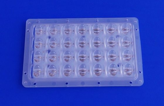 PC led optics lenses For Led Street Lighting with PCB Module