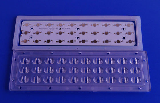 Bridgelux PMMA 3x10 LED Street Light Components , led lighting retrofit kits