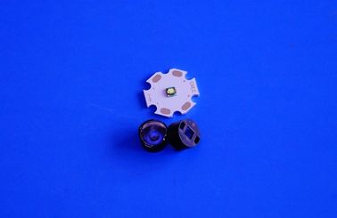 XTE / XPE / 3535 एलईडी के लिए 11 मिमी मनका सतह 1w 3w ऑप्टिकल लेंस