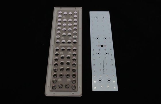 स्ट्रीट लाइट के लिए मल्टीपल बीम एंगल्स के साथ SMD 3030 LEDs के लिए 56W PC LED कोलिमेटर लेंस