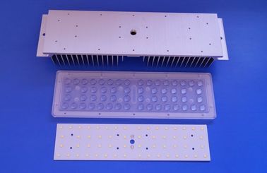 हाई बे लाइट के लिए हीट सिंक के साथ 56w 30/60/90 डिग्री 3030SMD 150-160LM / W LED मॉड्यूल
