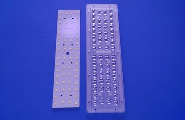 145x70 डिग्री 3030SMD 150-160LM / W एलईडी मॉड्यूल और PC सरणी स्ट्रीट लाइट घटकों के लिए