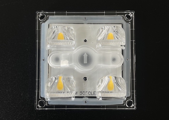 10w 15w 20w स्क्वायर 5050 SMD LED मॉड्यूल वॉटरप्रूफ लेंस 50x50mm 4 इन 1 60/90/75x150 डिग्री