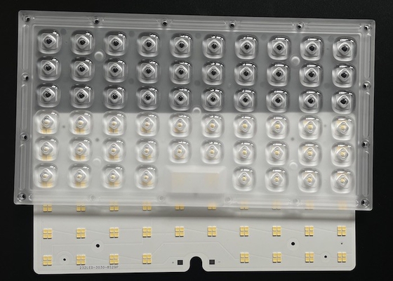 200W 3030 SMD एलईडी मॉड्यूल TYPE5 लेंस 150 डिग्री चौड़ा कोण सड़क प्रकाश के लिए