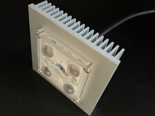 आउटडोर प्रकाश व्यवस्था 4 इन 1 SMD 5050 एलईडी मॉड्यूल 10W-15W 150x75 डिग्री लेंस के साथ जलरोधक