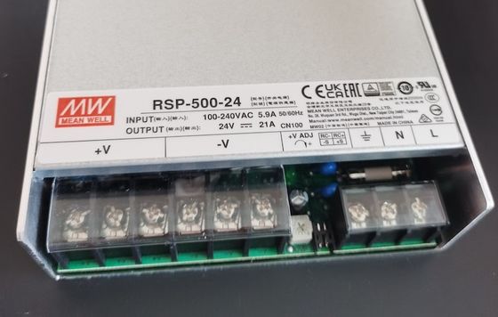 मीन वेल RSP-500-24 24V 21A 504W AC DC सिंगल आउटपुट एनक्लोज्ड स्विचिंग पावर सप्लाई
