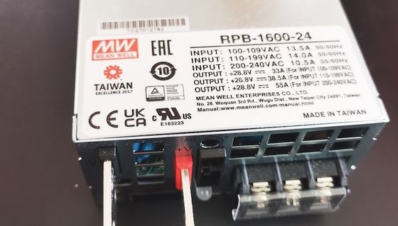Original MEAN WELL RPB-1600-24 24V 1600W 92.5% High Efficiency AC DC LED Driver