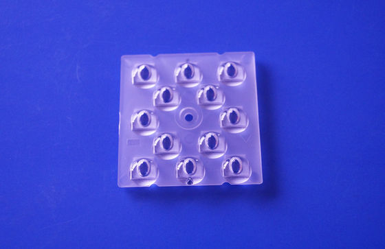 Large Angle SMD 3030 Led Lamp Lens Optical Street Light TYPE IV-S Degree 50mm