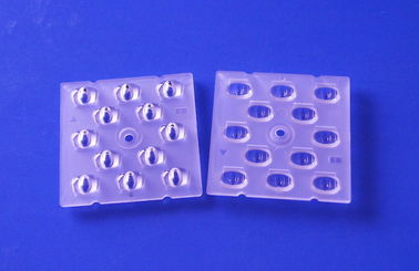 3030 SMD 50X50 मिमी स्ट्रीटलाइट लचीले असेंबली के लिए TYPE 2 12 1 लेंस में