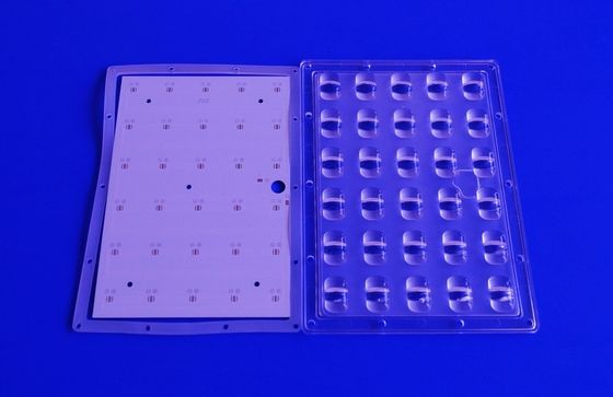 PMMA LED Street Light Lens For Road Lamp Module 171x125x8.13mm