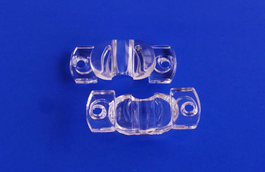 हाई पावर एलईडी ऑप्टिकल लेंस COB / SMD 120 x 45 डिग्री PMMA 93% प्रसारण