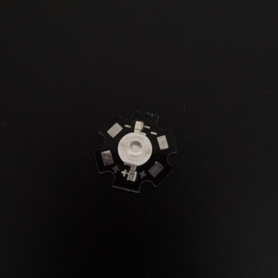 1W 120 डिग्री ग्रीन कलर हाई पावर एलईडी डायोड 520nm - 530nm, 400ma