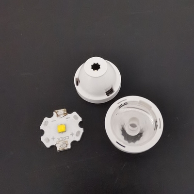 एलईडी रोशनी के लिए धारक के साथ एलईडी स्पॉटलाइट लेंस एलईडी Collimator लेंस