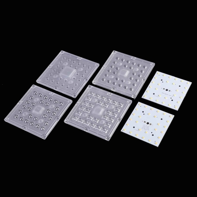SMD3535 150lm एलईडी स्ट्रीट लाइट रेट्रोफिट किट ऑप्टिकल पीसी लेंस