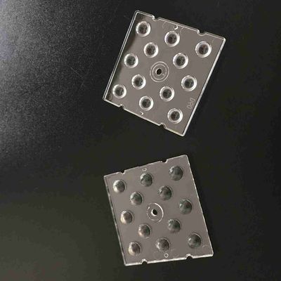 50x50mm SMD 3030 Led Lens , 12 In 1 Led PC Lens For High Bay Light