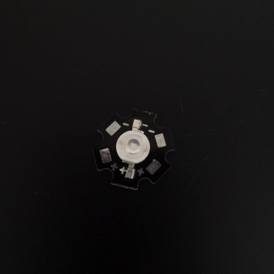 उच्च प्रकाश लाल उच्च शक्ति एलईडी 3w 630nm 60lm, 3 साल की वारंटी