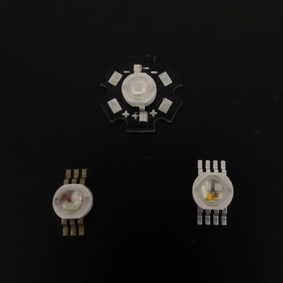 3.2V - 4v 800ma हाई लुमेन हाई पावर 3W LED 520 - 530 एनएम ट्रैफिक सिग्नलिंग के लिए