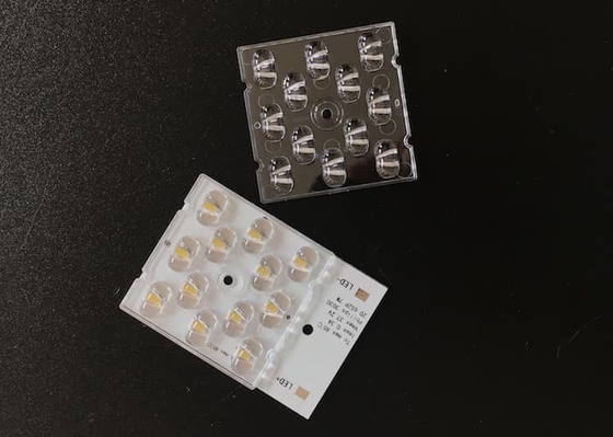 स्क्वायर Smd3030 7W एलईडी स्ट्रीट लाइट मॉड्यूल 156x68 लेंस
