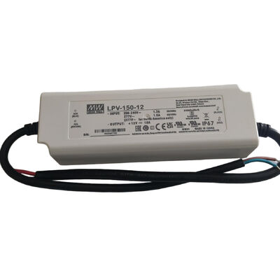 मीनवेल 120W 12V IP67 वाटरप्रूफ एलईडी ड्राइवर निरंतर वोल्टेज बिजली की आपूर्ति