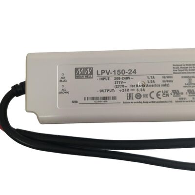 एलईडी इनडोर लाइटिंग के लिए बल्क 150W 24V सिंगल आउटपुट IP67 वॉटरप्रूफ पावर सप्लाई
