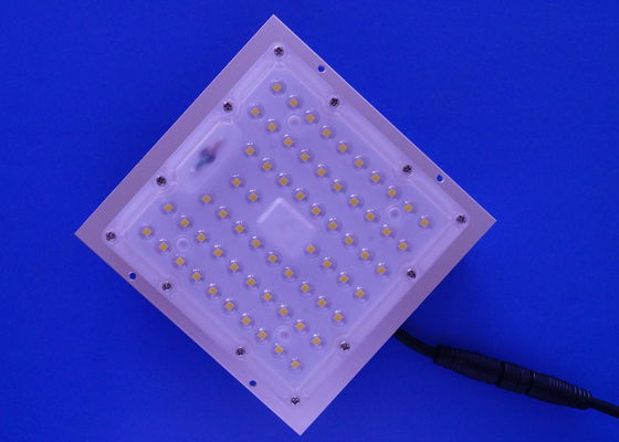 64 LED Square Lighting LED Street Light Module 3030 SMD 50W Module 60 / 90 Degree