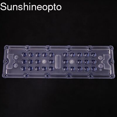 प्रकाश के लिए थोक 28 इन 1 236 x 70 मिमी 80x150 डिग्री बीम कोण लेंस