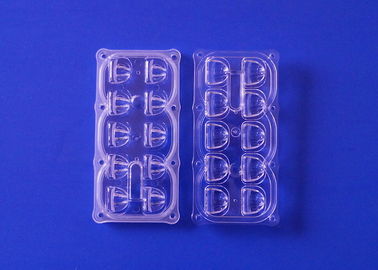 126MM 10 एलईडी स्ट्रीट लाइट ऑप्टिकल लेंस 135x55 डिग्री TYPEII-M 10/20 वाट