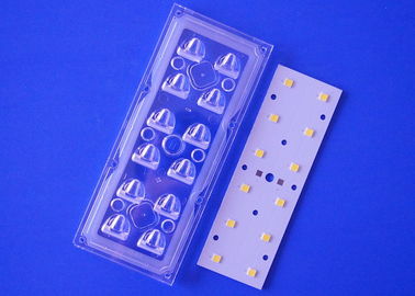 173MM 2X6 12 एलईडी स्ट्रीट लाइट मॉड्यूल 5050SMD 1-5W 12W - 35W 135X55 DEGREE