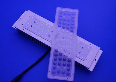 90 डिग्री एलईडी मॉड्यूल 3030SMD 150-160LM / W एलईडी और 56 वाट्स के लिए ऐरे लेंस